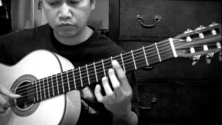 KUNDIMAN 1800  JOCELYNANG BALIWAG  Traditional  Solo Classical Guitar [upl. by Atterahs]