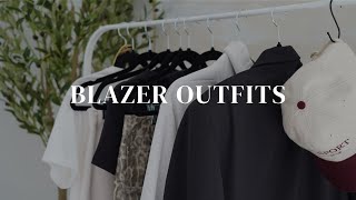 BLACK BLAZER OUTFIT IDEAS  Fall 2024  Styling Wardrobe Staples [upl. by Ferretti]