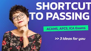 Shortcut to passing ACAMS ACFCS ICA Exams  Short Crash Course  AML Training Topics [upl. by Aehtna]