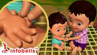 Aakesi Pappesi song  Telugu Rhymes for Children  Infobells [upl. by Analim202]