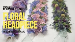 Mechanics amp Techniques with Hitomi Gilliam Floral Headpiece [upl. by Assanav]