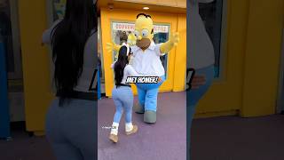 We were matching jeans and shirts lol  foryou viralshort thesimpsons [upl. by Airetal]