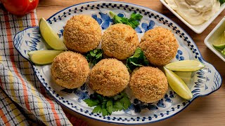 Tuna Croquettes Recipe  Baked Tuna Croquettes [upl. by Georglana486]