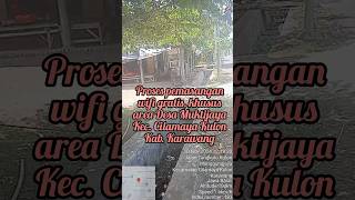 Promo november pemasangan wifi gratis khusus area tsb🙏🥳 bhollysatrianie alfaomega interkoneksi [upl. by Crescin848]