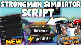 UPDATED Strongman Simulator Script PASTEBIN 2024 AUTOFARM REDEEM CODES SPEED AUTO REBIRTH [upl. by Camilo]