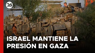 MEDIO ORIENTE  Israel mantiene presión militar sobre Gaza [upl. by Hadlee]