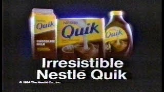 Nestle Quik Irresistible Commercial 1984 [upl. by Regni]