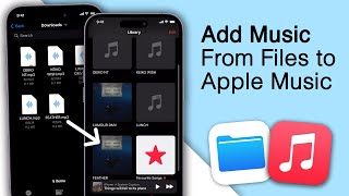 How To Add Music MP3 From Files To Apple Music on iPhone [upl. by Nede400]