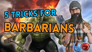 5 Tricks All Good Barbarians Know In DampD [upl. by Joell]