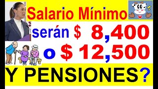 AUMENTO SALARIO MINIMO  8400 0  125000 PARA 2025 PENSIONES BENEFICIADAS Y PENSION BIENESTAR [upl. by Icat928]