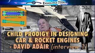 Child Prodigy in Designing Car and Rocket Engines  David Adair Interview 1 [upl. by Thaddus]