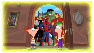 Phineas and Ferb  Super Perry and The Marvel Alliance  Full Games [upl. by Kawasaki]