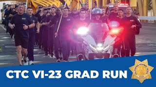 CTC VI23 Cadet Graduation Run  California Highway Patrol [upl. by Rebmaed]