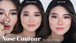 Nose Contour Technique for Round Nose  Jameline H [upl. by Formenti880]