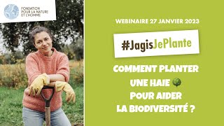 Webinaire  Comment planter une haie [upl. by Gilbertina346]