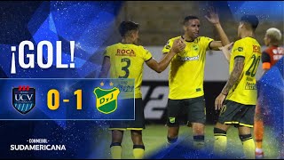 GOL DE DEFENSA Y JUSTICIA ANTE A CÉSAR VALLEJO  FASE DE GRUPOS  CONMEBOL SUDAMERICANA 2024 [upl. by Laenaj]