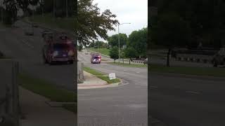 Olathe KS FD Truck 52 Responding 53113 [upl. by Zetroc]