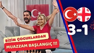 1 ÇİFT TARAFTAR TÜRKİYE 31 GÜRCİSTAN MAÇINA TEPKİ [upl. by Salohcin]