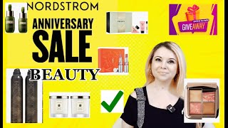 Nordstrom Anniversary Sale BEST things to BUY NSALE BEAUTY FAVORITES LUXURY GIVEAWAY [upl. by Inatsed519]