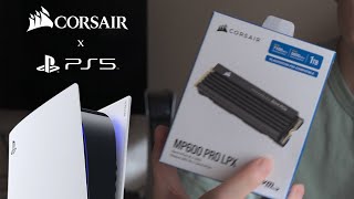 El MEJOR ACCESORIO que le puedes COMPRAR a la PS5 y como INSTALARLO  SSD NVME Corsair MP600 Pro [upl. by Reema]