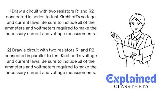 Draw series circuit with r1 and r2 [upl. by Annoeik]