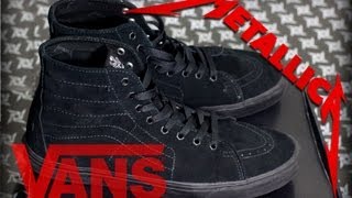 James Hetfield Vans amp Metallica shoe review [upl. by Rugg]