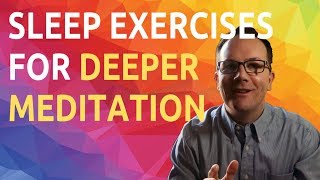 Yogi explains sleep exercises  Yoga Nidra for deep meditation [upl. by Ayokahs686]