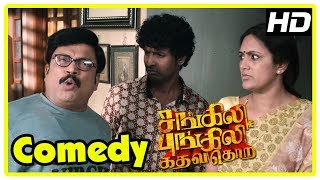 Sangili Bungili Kadhava Thorae Comedy Scenes  Part 2  Jiiva  Soori  Sridivya  Thambi Ramaiah [upl. by Orbadiah594]