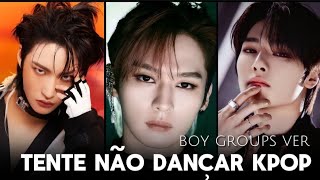 TENTE NÃO DANÇAR KPOP  BOYGROUPS VERSÃO [upl. by Grath]