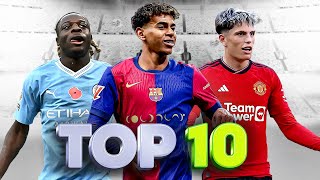 Top 10 Young Wingers In Football 2024 [upl. by Gredel]