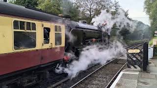 Repton 926 departing Goathland [upl. by Kiefer]