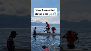 New assembled water Bike 💦🚲 waterbike water wateractivities [upl. by Cheke944]