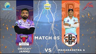 Maharashtra A Vs Orrisa Jammu  INDIA CUP 2024  KOLKATA [upl. by Maria]