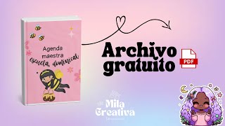 🎁 ¡Regalo Especial Agenda Digital para Maestras de Escuela Dominical 🐝✨ [upl. by Riddle327]