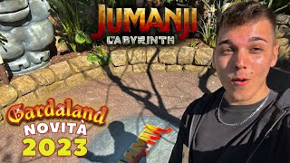 Dentro JUMANJI The Labyrinth Novità a GARDALAND 2023 [upl. by Pollitt753]