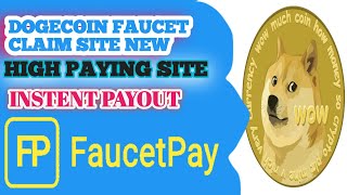 Unlimited Doge Coin Faucet Claim Site [upl. by Ibbison]