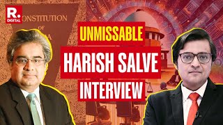 Unmissable Harish Salve Exclusive On The Constitution Debate  Republic TV [upl. by Lilybelle]