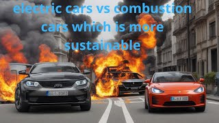 Electric cars vs combustion cars which is more sustainable [upl. by Valli148]