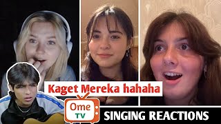 Nyanyi dan Rap dalam berbagai bahasa bikin mereka terpana  SINGING REACTIONS OmeTV [upl. by Vasos]