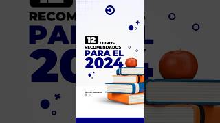 12 libros recomendados para el 2024 [upl. by Mairb]