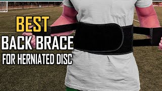 Top 7 Best Back Braces for Herniated Disc Review 2023  Adjustable Lower BackLumbar Support Braces [upl. by Wilden499]