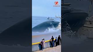 Megalodon whale hits fishing boat capsizing it [upl. by Attennot]