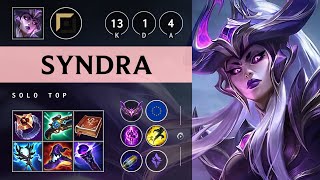 Syndra Top vs Teemo Legendary  EUW Master Patch 1420 [upl. by Anaic]