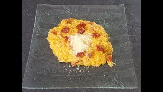 Risotto au chorizo au Thermomix ® quot recette rapide quot [upl. by Ahsait]