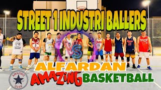 AMAZING ALFARDAN VS STREET 1 INDUSTRI BALLERS 🏀 [upl. by Dagall]