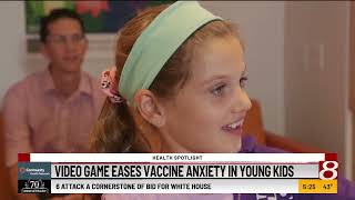 Health Spotlight Video game eases vaccine anxiety in young kids [upl. by Artap347]