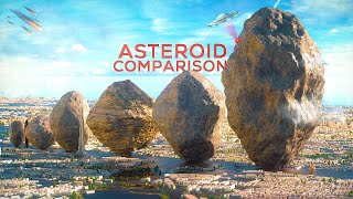 ASTEROIDS Size Comparison 3D [upl. by Iznyl]