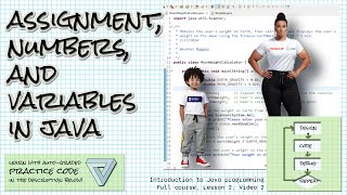 Variables numeric types and assignment in Java Intro to Java full course Lesson 2 Video 2 [upl. by Laup]