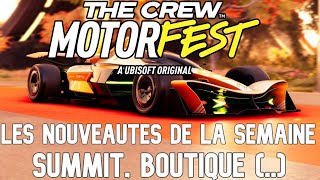 THE CREW MOTORFEST  LES NOUVEAUTES DE LA SEMAINE  BOUTIQUE SUMMIT [upl. by Thorncombe]