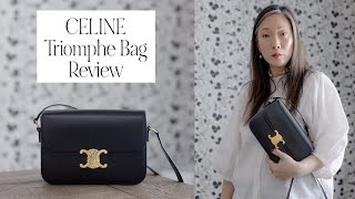 Celine Triomphe Bag Review Medium Size [upl. by Chevalier]